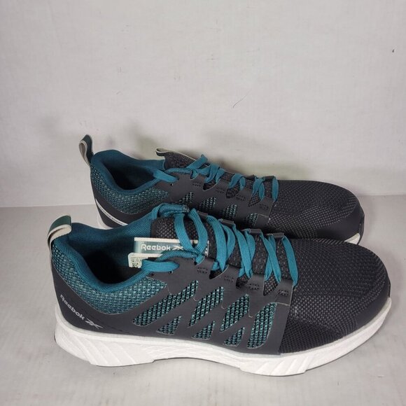 Reebok Women Blue RB314 Fusion Flexweave Safety Toe Athletic Work Shoe Size 12M - Picture 4 of 8